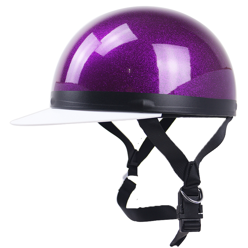 

Light weight Motorcycle helmet uni size for57-60cm head adults man and woman With anti sunlight visor Scooter bike E-bike helmet, White
