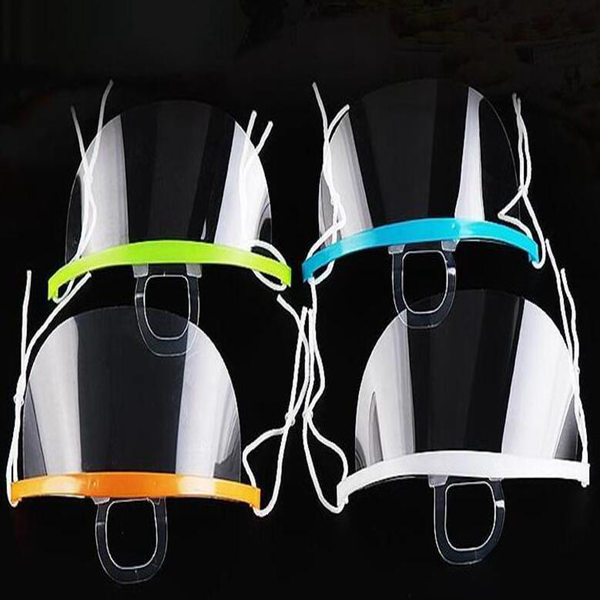 

Mouth Spit Guard Service Mask Used in Restaurant Hotel Transparent Plastic Face Mask for Cook Waiter/Waitress Bar Anti-frost MaskS Prote