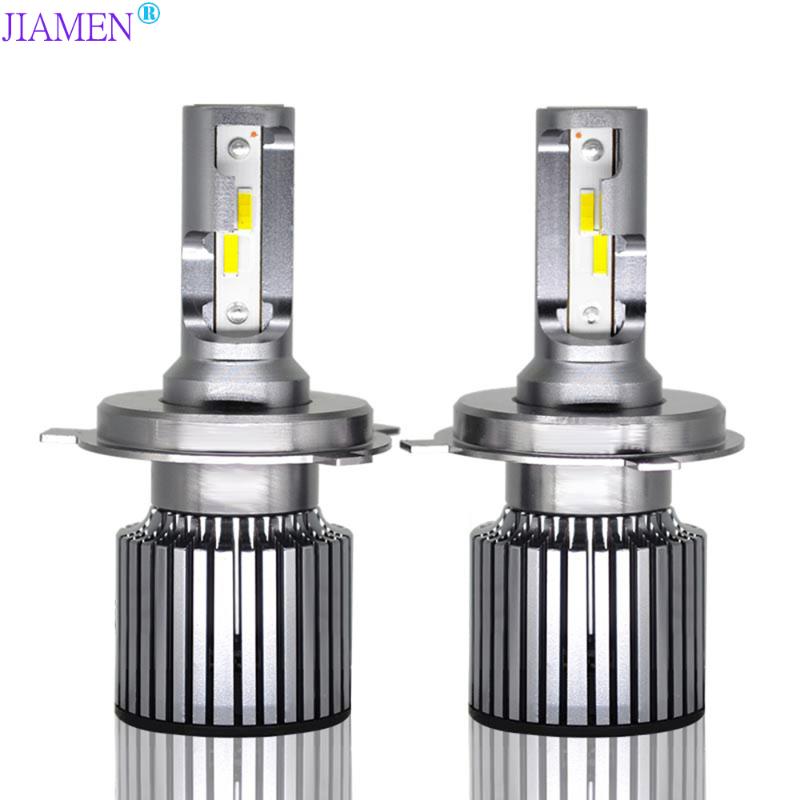 

JIAMEN 2pcs H4 H7 LED H1 H3 H8 H9 H11 3 9005 4 9006 LED Bulbs Mini Car Headlight Lamp 6400LM 60W Auto Headlamp 12V 24V