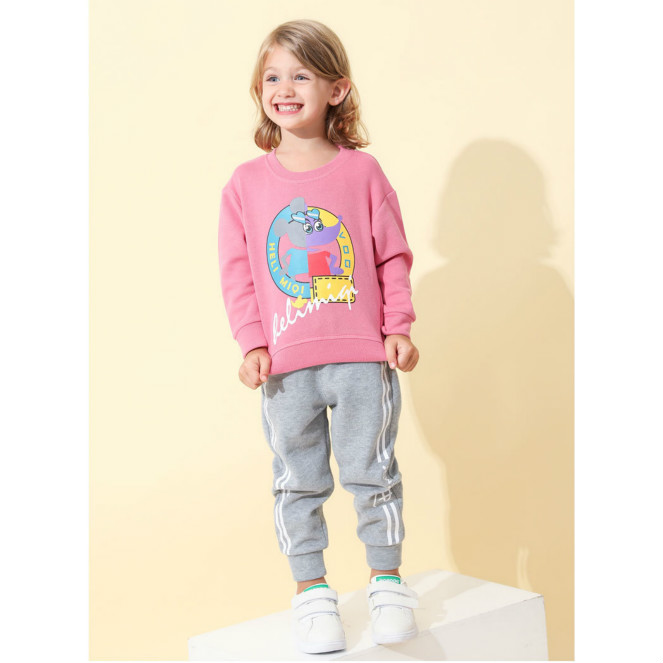 

Gilrs Boys Fashion Sweatshirts Spring Autumn Explosion Cartoon with Letter Printed Hoodies Kids Long Sleeve Fashion Pullover Tops, Pink
