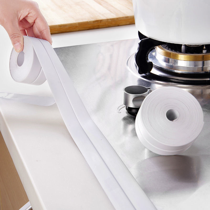

Bathroom Shower Sink Bath Sealing Strip Tape PVC Self adhesive Waterproof Wall Sticker for Bathroom Kitchen tile stickers