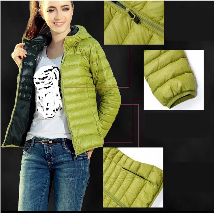 

Jacket Women New Basic Jackets Fashion Zipper Thin Parkas Spring Winter Down Women Sexy Leisure Loose Long -Sleeved Cardigan, Black
