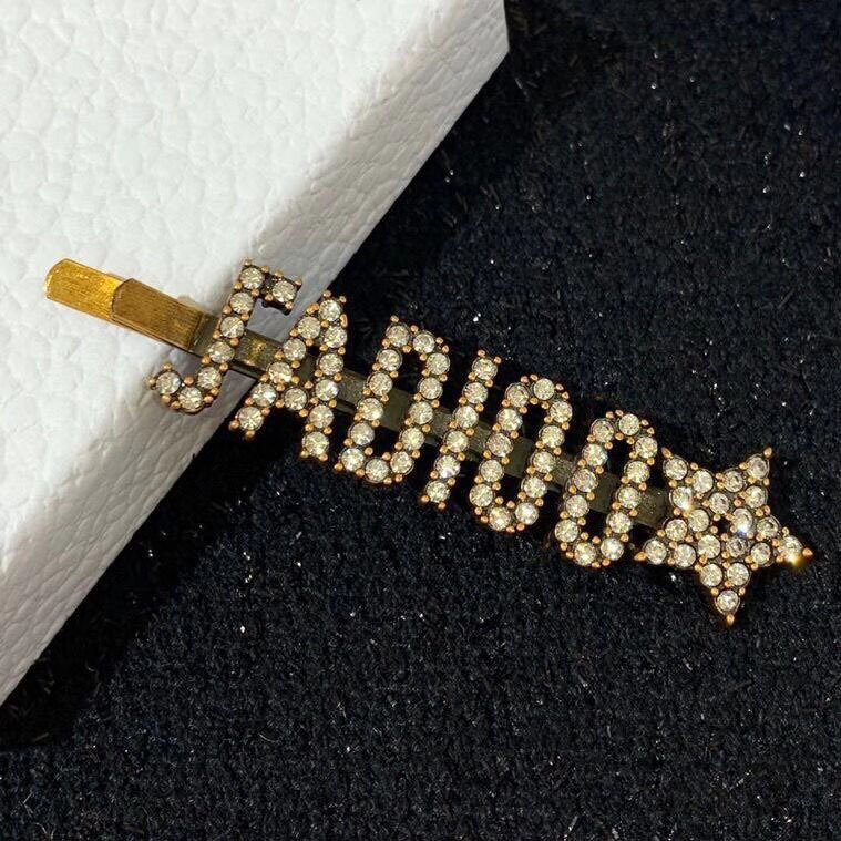 

D/Dijia new letter JADIO Pearl star hairpin fashion simple high quality women's hairpin