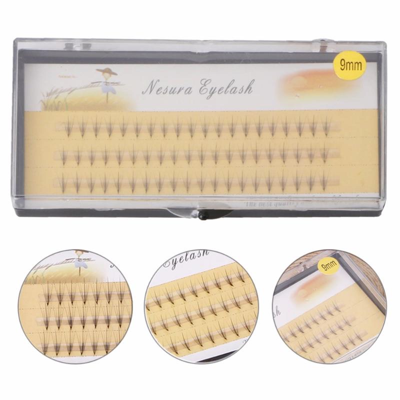 

1 Set 8mm/9mm/10mm/11mm/ 12mm Beauty 0.07 C Black Individual 5D False Eye Lashes Eyelashes Extension Black Color