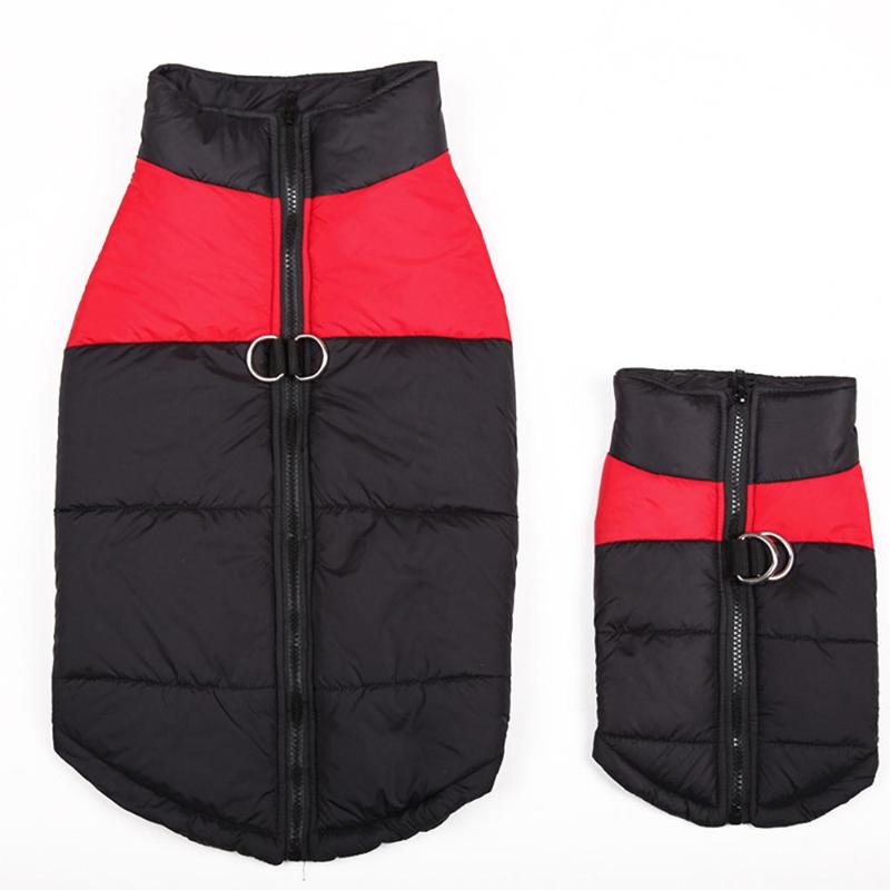 

Nylon Warm Waterproof Fashion Ski Coat Dog Clothes Pet Vest Autumn Outdoor Sport Garment Costume Winter Comfortable Cute, Red