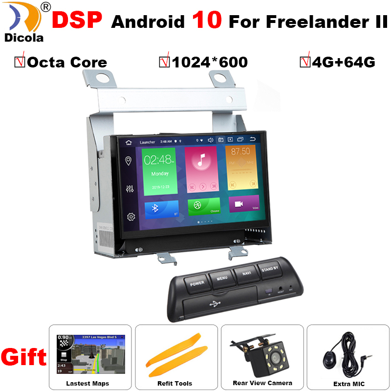 

PX5 DSP Octa core Android 10 Car DVD Player for Freelander 2 2007-2012 with Wifi DVR GPS Navigation 4G+64GB USB DAB