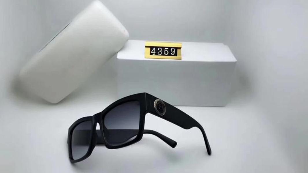 

Top quality white frame sunglasses women fashion chunky frame square style tea lens women men eye wear with original box, White;black