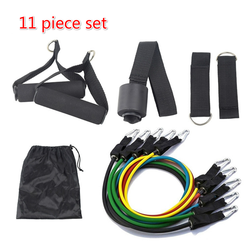 

11pcs/set / Resistance bands/ Fitness resistance bands/ Fitness equipment set / Latex pull rope elastic rubber sport exercise