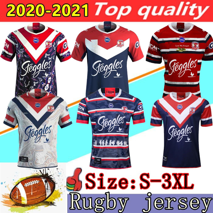 

2020 2021 Australia Sydney Rooster Rugby Jersey 19 20 21 Mens replica Indigenous Rugby Jersey nrl rugby league jerseys vest, 12