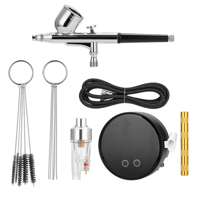 

Portable Spray Pump Pen Air Compressor Set for Makeup Art Painting Craft Flower Spray Model Beautiful Airbrush Kits