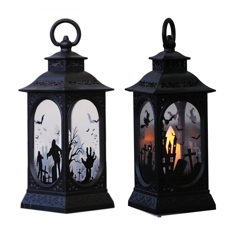 

Christmas Decorations Luminous Lamp, Portable Small Oil Lamp Witch Ghost Festival Decoration Horror Suitable For Halloween Party