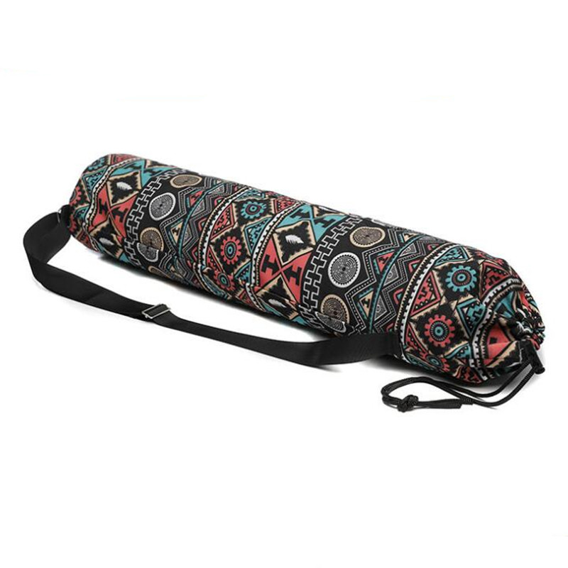 

Yoga Bag Women Canvas Bag Sports Multifunction Waterproof Professional Yoga Printed Mat Canvas Mat, Style 6