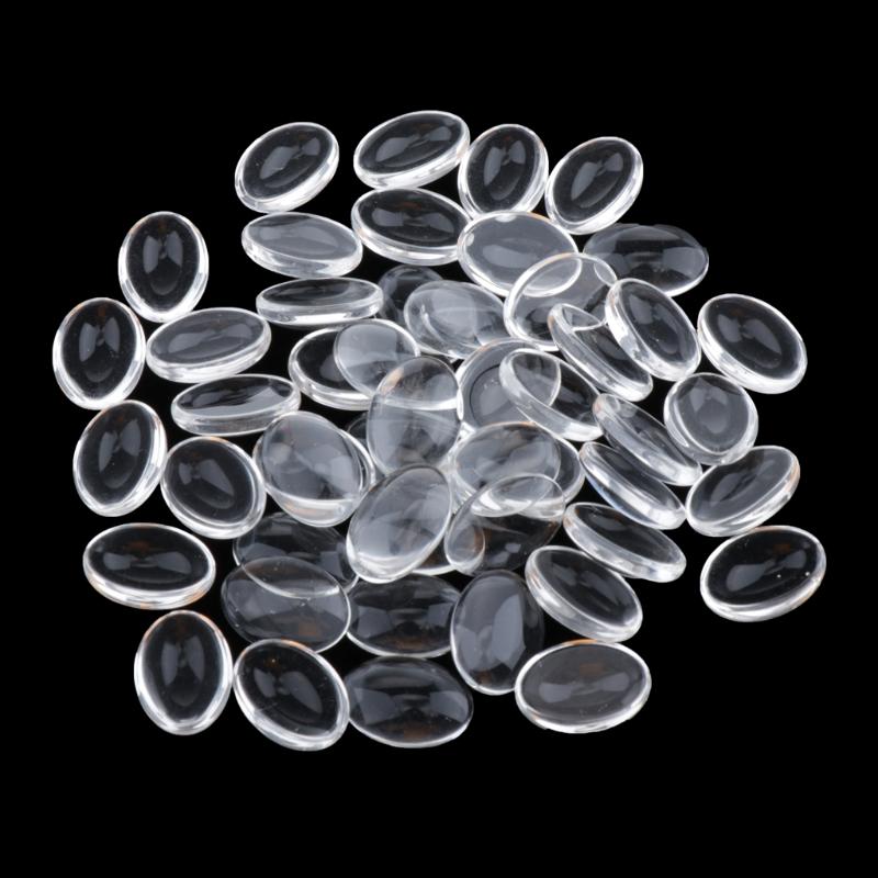 

50x Flat Back Dual Use 3D Nail Art Display Chart Gel Nail Polish Beads Tips