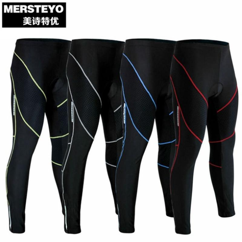 

MERSTEYO Team Men' Riding Outdoor Sport Cycling Pants Reflective Breathable Comfortable Trousers Sportswear -XXXL, Black