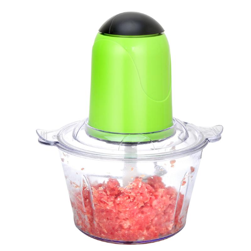 

Kitchen 2L Meat Grinder Electric Mutifunction Processor Chopper Stainless Steel Blade Vegetable Chopper Blender Mincer