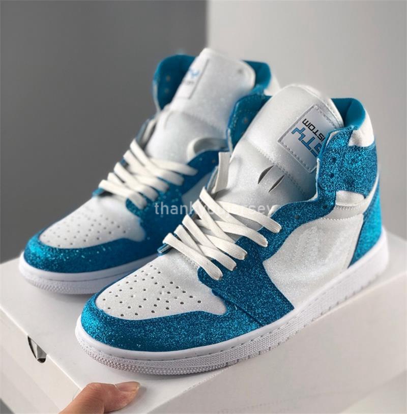 

High Quality 1s 1 The High Basketball Shoes Shoe for mens The North Pole Chicago Men Surgeon Diamond Crystallized size Eur36-45
