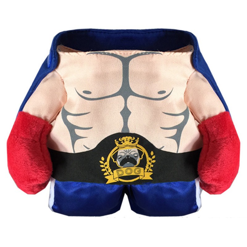 

Funny Dog Cat Costumes Boxer Cosplay Suit Pet Clothing Halloween Christmas Uniform Clothes For Puppy Dogs New