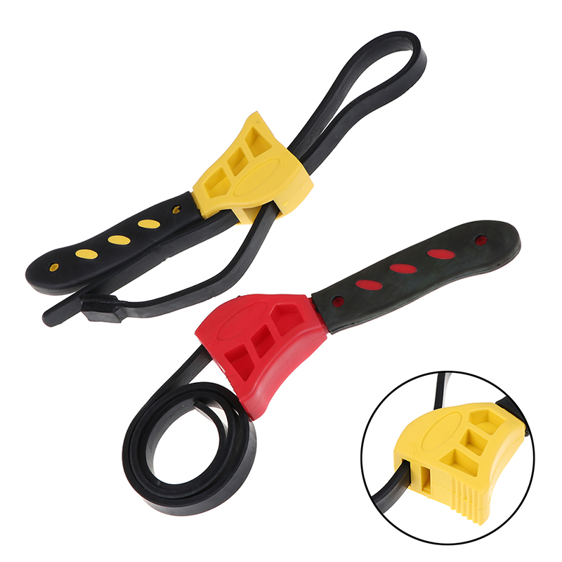 

Car Repair Multi-function 500mm Universal Wrench Black Rubber Strap Adjustable Spanner For Any Shape Opener Hand Tools