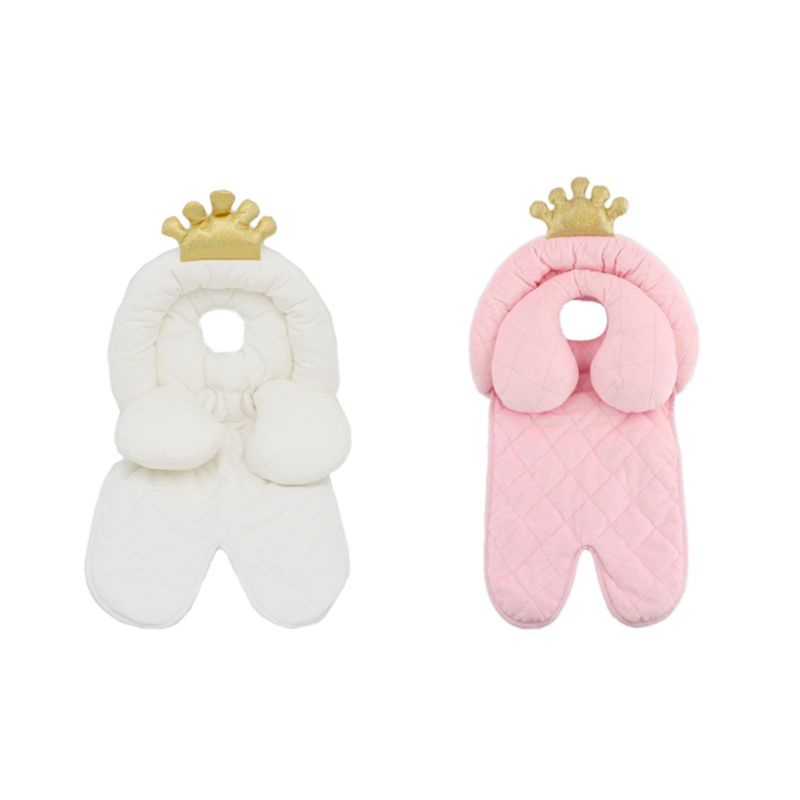 

1PCS Newborn Baby Pillows Cotton Crown Pillows Stroller Safety Seat Head Neck Body Protection Pad Children Seat Sleep Pillow