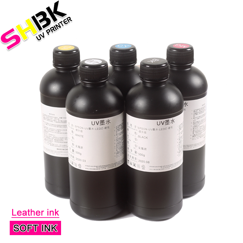 

500ML LED UV Ink For DX4 DX5 DX6 DX7 DX10 XP600 TX800 Printhead For R1390 L800 L805 R1800 R1900 R2000 T50 R330 UV Printer
