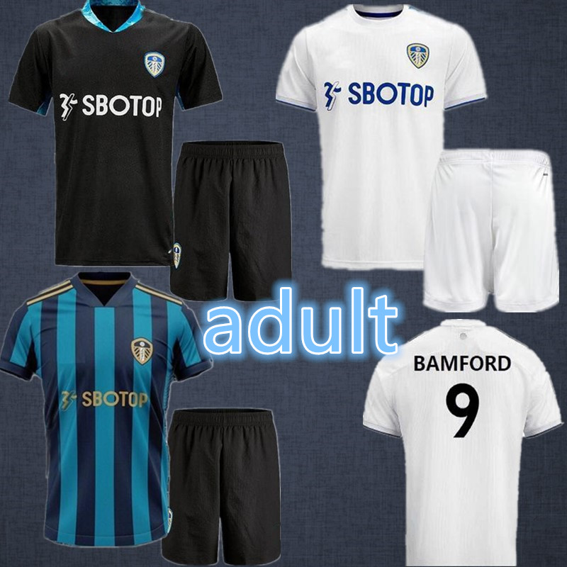

2020 2021 Leeds United 100th anniversary soccer jersey Men adult football shirt COSTA Celebrates Centenary BAMFORD CLARKE 100 years