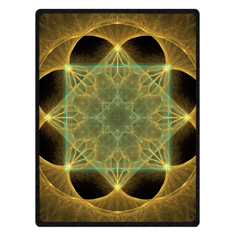 

Hexagram Print Super Soft Manta Coral Flannel Blanket Bed Plane Travel Throw Blankets Baby Kids Bed Sheet
