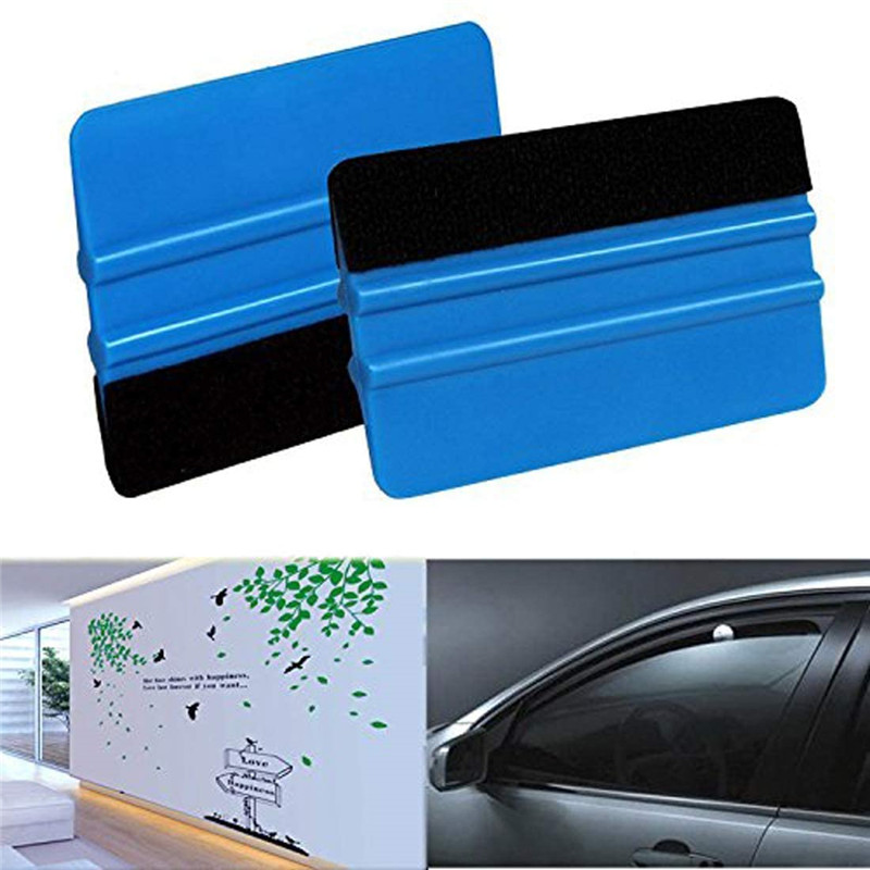 

Felt Edge Squeegee Car Wrapping Tool Kits 4 Inch Felts Squeegees Applicator Tools for Car Window Tint Wallpaper Decal Sticker In