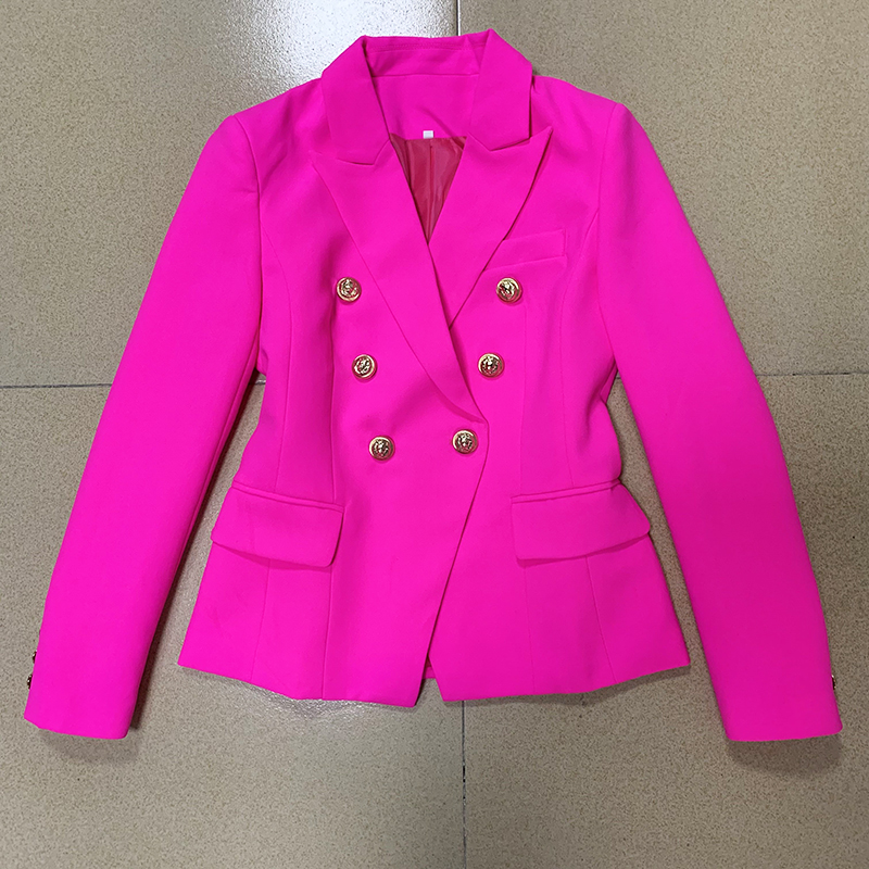 hot pink suit jacket womens