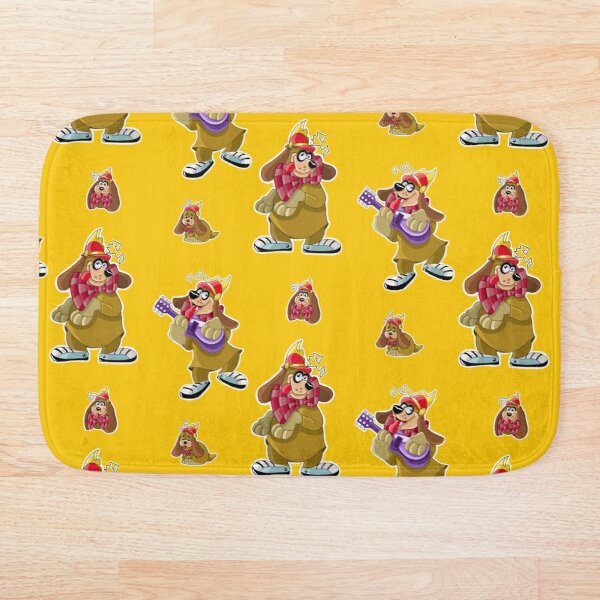 

Fleegle Pattern Bath Mat Non Slip Bloody Bath Mat Microfiber Memory Foam Antiskid Terror Floor Door