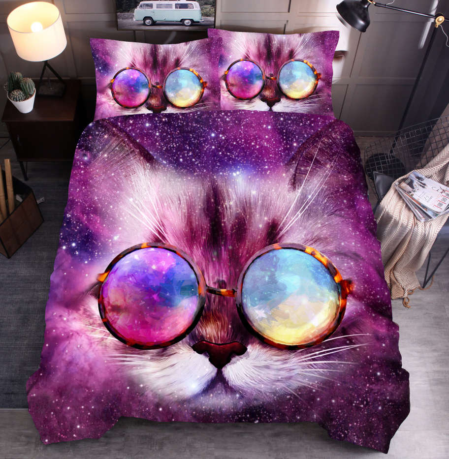 

Autumn Duvet Cover Sets Animal Cat Dog Double Wolf 3D Digital Printing Quilt Cover Bed Duvet Quilt Cover Sets Bedding Set 2020, 06