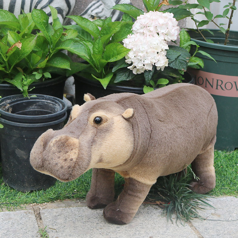 big hippo stuffed animal