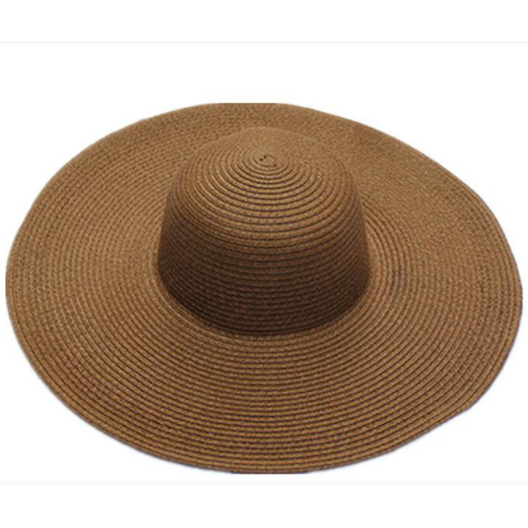 

2020 Summer Fashion Floppy Straw Hats Casual Vacation Travel Wide Brimmed Sun Hats Foldable Beach For Women With Big Heads, White