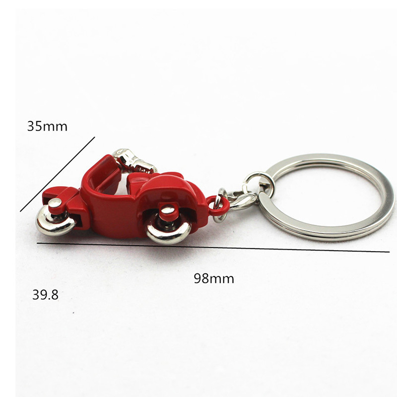 Fashion Keychain Stylish 3D Motorcycle Scooter Car Key Chains Keyfob