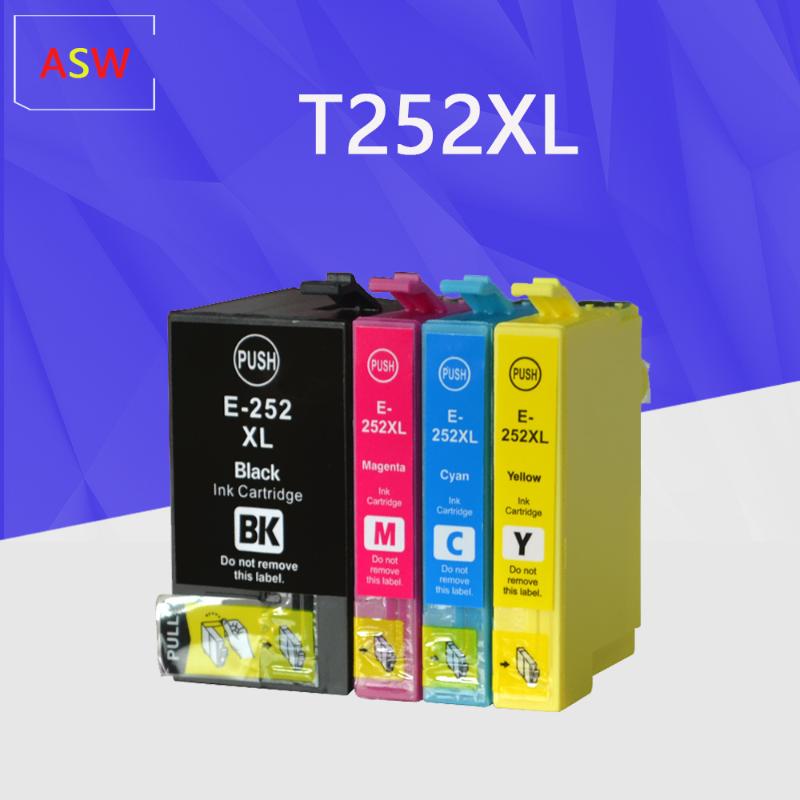 

252xl Compatible ink cartridge for T252 T252XL T2521 For WorkForce WF-3620 WF-3640 WF-7610 WF7620 7110 3620 3640 7620