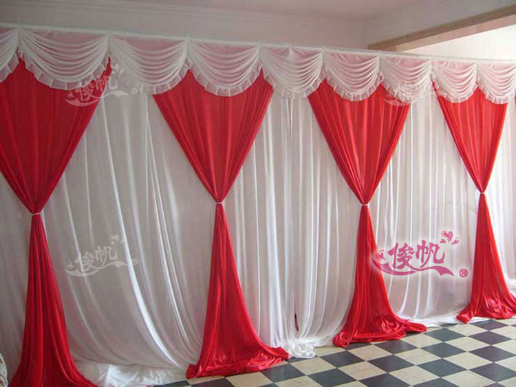 

Hot Wedding stage backdrop The Wedding arrangement 3mx6m marriage stage curtain background backdrop