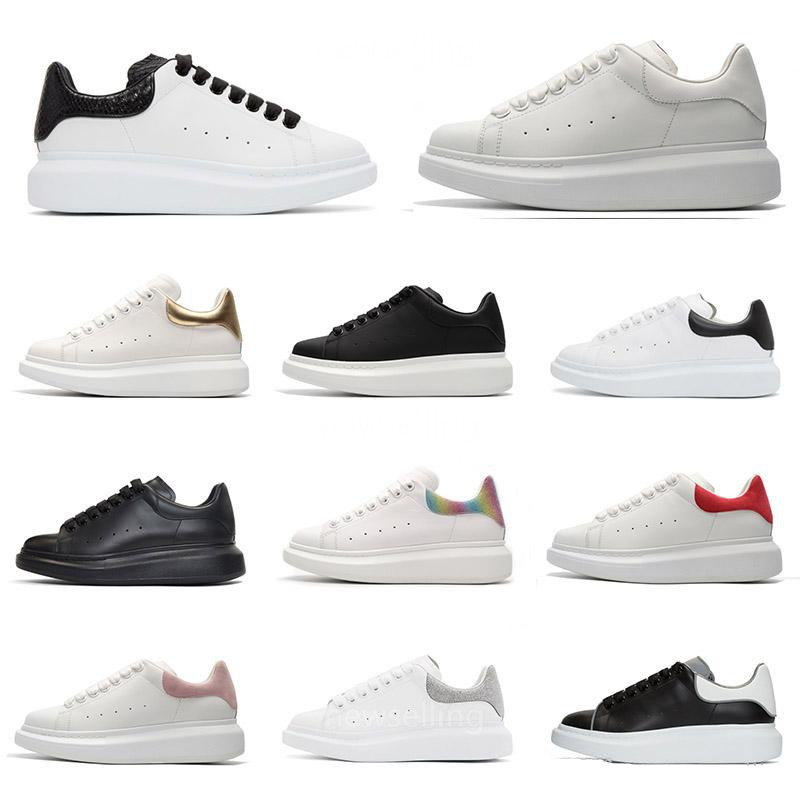 

New ACE Black white Queens Brand Fashion leather men women casual shoes black gold red fashion comfortable flat Casual sneaker size 36-45