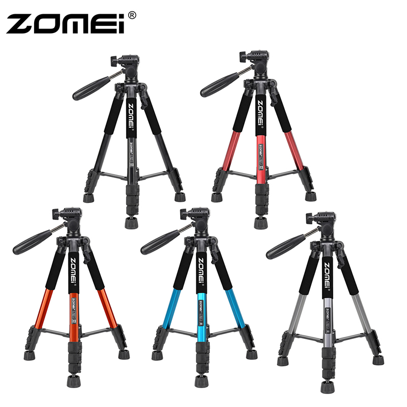 

ZOMEI Q111 Professional Portable Travel Aluminum Camera Tripod&Pan Head for SLR DSLR Digital Camera Five colors New Arrive