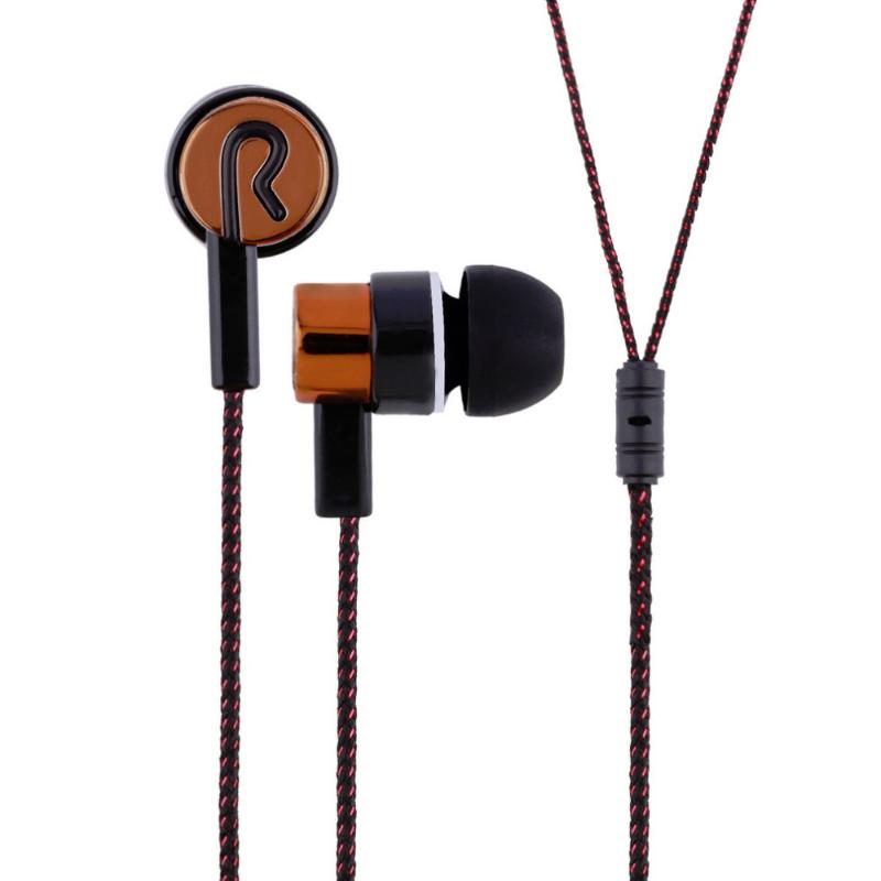 

3.5mm Stereo Woven Fiber Cloth Line Headset Device Metal Jack Wholesale