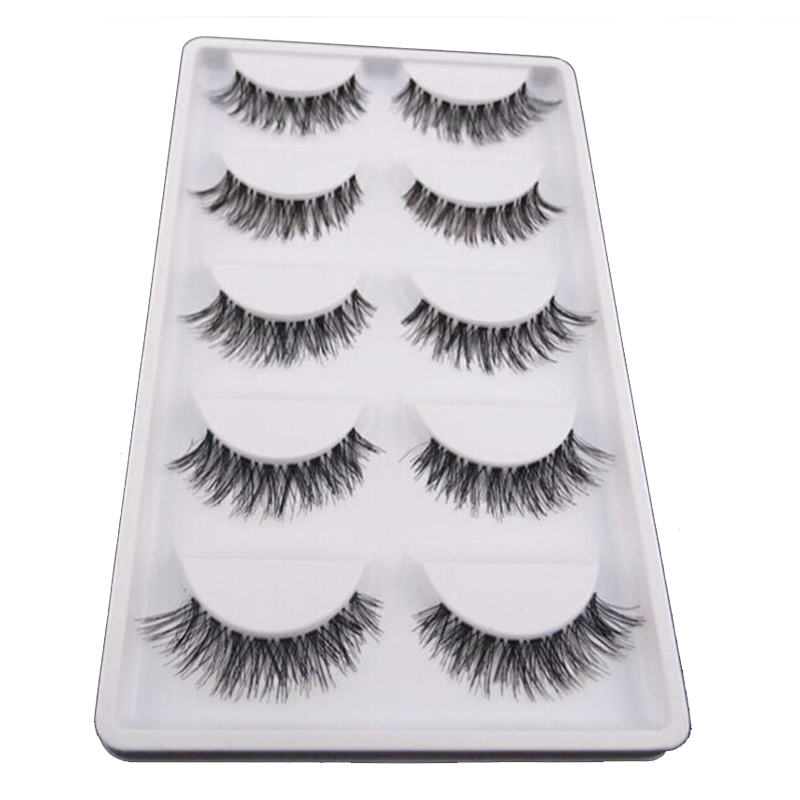 

200set 5Pair/set Crisscross False Eyelashes Eye Lashes Make Up Long Thick Fake Eyelashes Extensions Makeup False Lashes