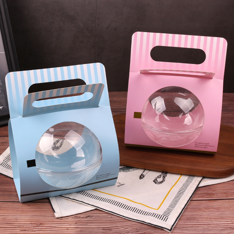 

50pcs Net red creative small packaging box baking package cake pastry box diy favors boxes party protable christmas gift