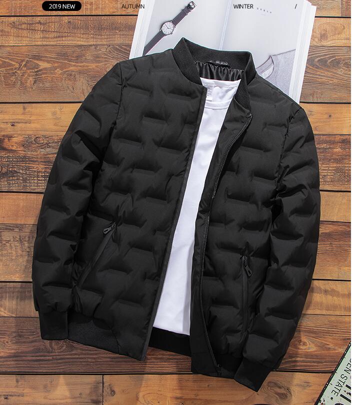 

2022 Men Casual Down Jacket Down Coats Mens Outdoor Fur Collar Warm Feather dress Winter Coat outwear outer, Black