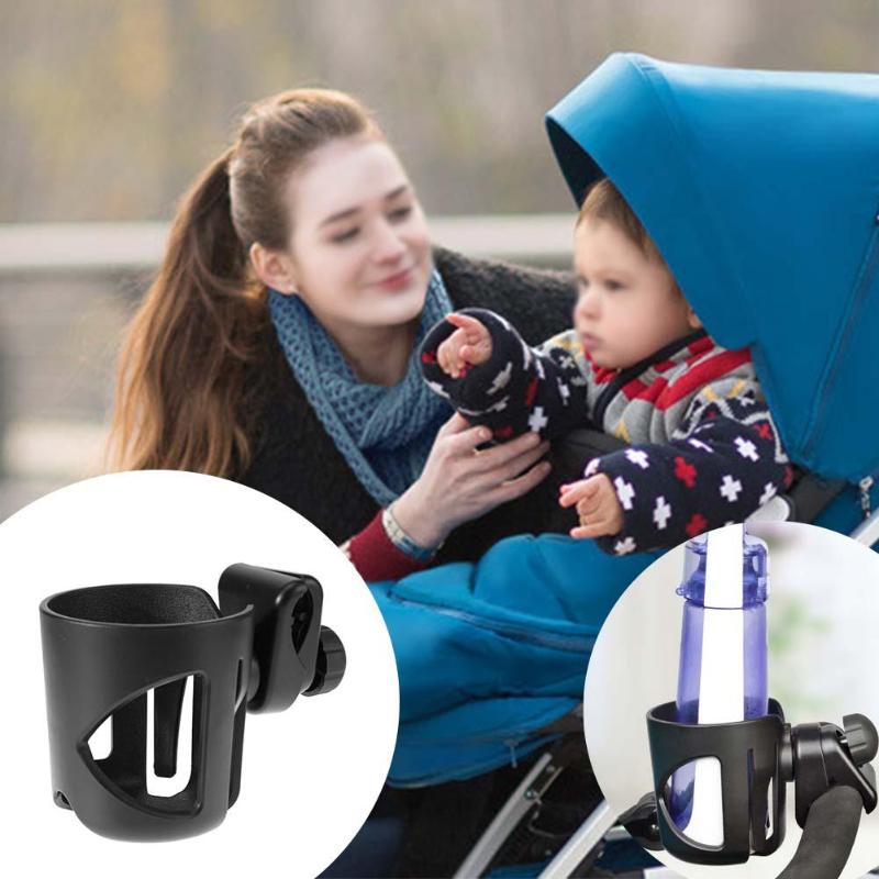 

New Baby Stroller Cup Holder Rack Bottle Universal 360 Rotatable Cup Holder for Pram Stroller Carrying Case Milk Bottle Cart