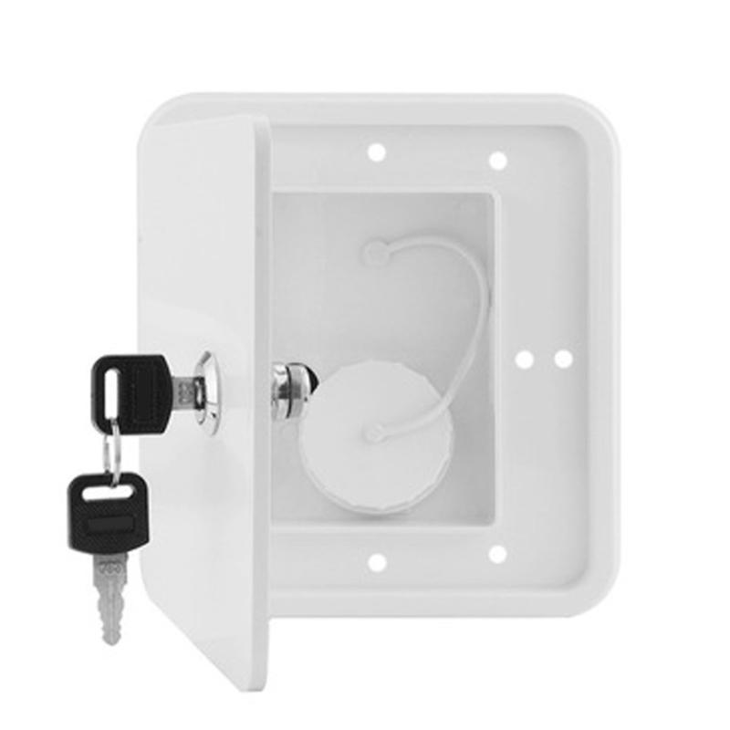 

RV Hatch Plate Durable Inspection Deck Cover With Key For Marine Boat Caravan Deck Compartment Access Yacht Cover