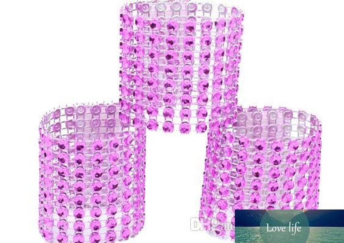 100 Rhinestone  napkin rings holders Bow Covers  8 Row silver wedding chair sash
