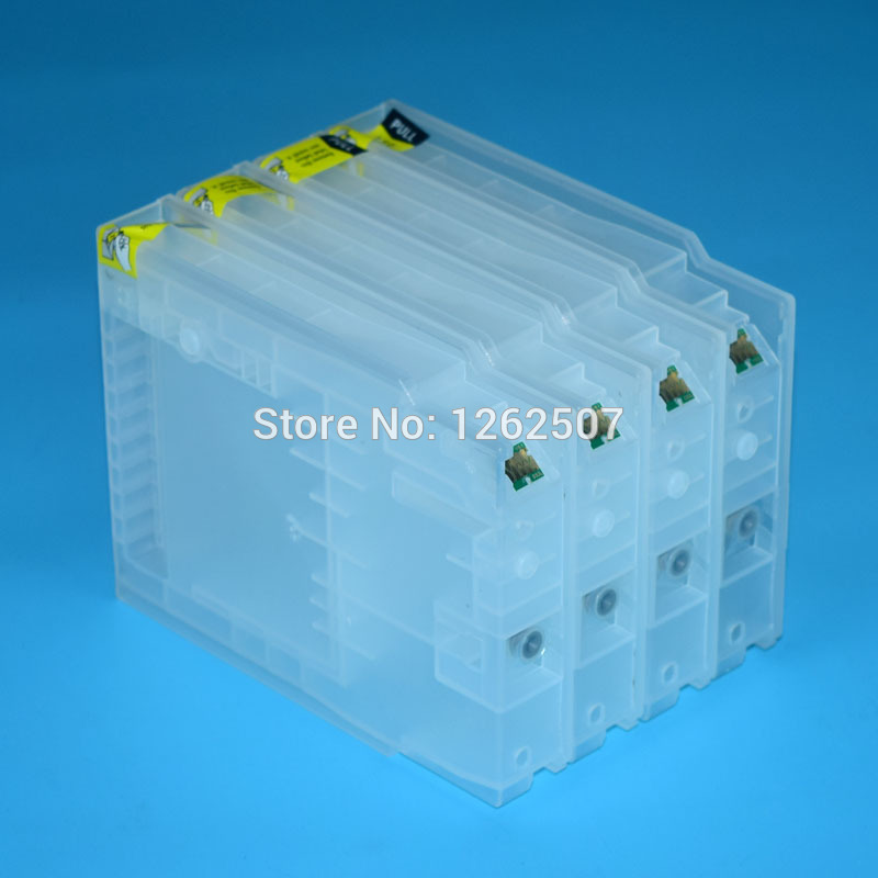 

Europe T04B 4Colors Refillable Ink Cartridge with 500ml/pc dye ink For WorkForce Pro WF-C8190 WF-8690 WF-8610