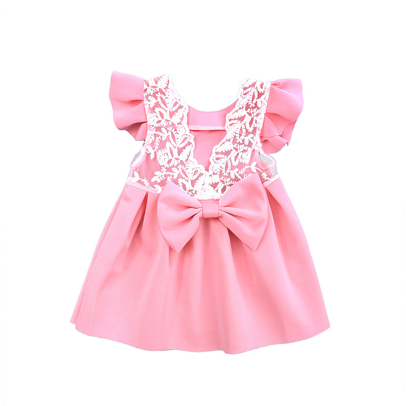 

Girl Dress 6M-3Y Baby Girls Toddler Princess Bow Dresses Kids Ball Gown Party Dress Sundress, Blue