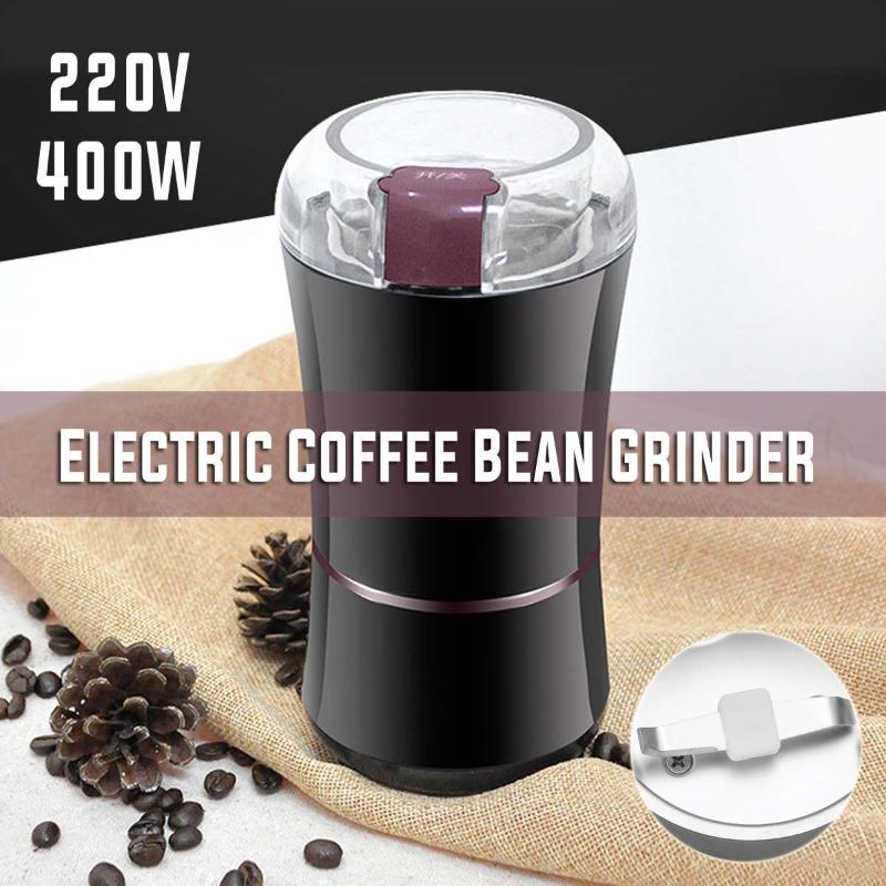 

Kitchen Electric Coffee Grinder 400W Mini Salt Pepper Grinder Powerful Spice Nuts Coffee Bean Grind Machine Electronic 220v