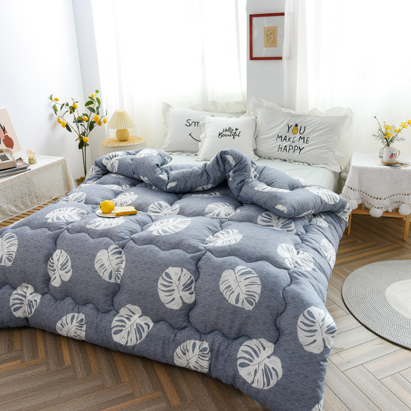 

Comforters & Sets Winter Autumn Warm Quilt Bed Cover For Double Soft Blanket Bedspread Children Adults  Full Twin Size 1.5kg