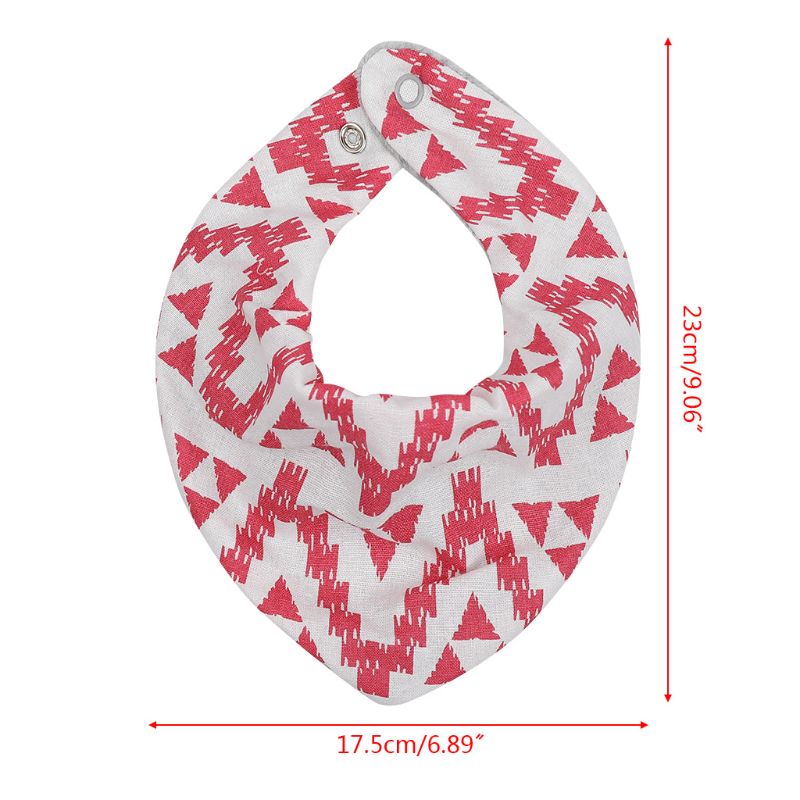 

Baby Saliva Towel Newborn Boys Girls Floral Pattern Triangle Bibs D7YD, 61-14