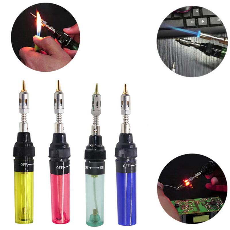 

1300 Celsius Butane Gas Iron Cordless Butane Tip Tool Welding Pen Burner Blow Torch Gas Soldering Welding Soldering Irons